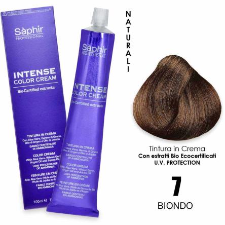 Saphir intense color cream - 7n biondo