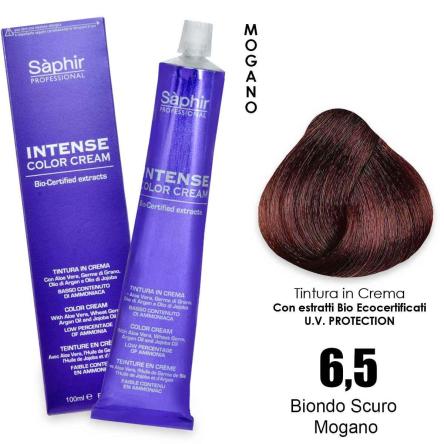 Saphir intense color cream - 6.5 biondo scuro mogano
