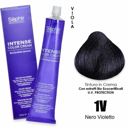 Saphir intense color cream - 1v nero violetto