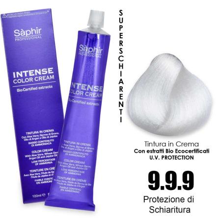 Saphir intense color cream - 9.9.9 potenziatore di schiaritura