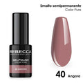 Rebecca gel polish soak off color pure 5 ml smalto semipermanente n.40
