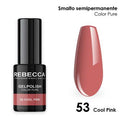 Rebecca gel polish soak off color pure 5 ml smalto semipermanente n.53