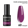 Rebecca gel polish soak off color pure 5 ml smalto semipermanente n.60