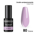 Rebecca gel polish soak off color pure 5 ml smalto semipermanente n.80