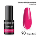 Rebecca gel polish soak off color pure 5 ml smalto semipermanente n.90