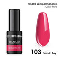 Rebecca gel polish soak off color pure 5 ml smalto semipermanente n.103