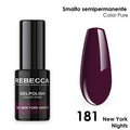 Rebecca gel polish soak off color pure 5 ml smalto semipermanente n.181