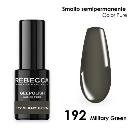 Rebecca gel polish soak off color pure 5 ml smalto semipermanente n.192