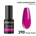 Rebecca gel polish soak off color pure 5 ml smalto semipermanente n.290
