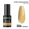 Rebecca gel polish soak off color pure 5 ml smalto semipermanente n.306