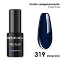 Rebecca gel polish soak off color pure 5 ml smalto semipermanente n.319