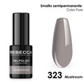 Rebecca gel polish soak off color pure 5 ml smalto semipermanente n.323
