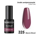 Rebecca gel polish soak off color pure 5 ml smalto semipermanente n.325