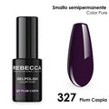 Rebecca gel polish soak off color pure 5 ml smalto semipermanente n.327