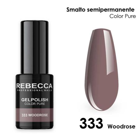 Rebecca gel polish soak off color pure 5 ml smalto semipermanente n.333