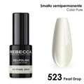 Rebecca gel polish soak off color pure 5 ml smalto semipermanente n.523