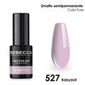 Rebecca gel polish soak off color pure 5 ml smalto semipermanente n.527