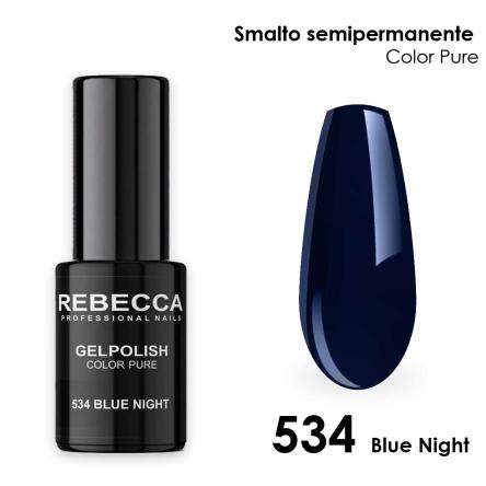 Rebecca gel polish soak off color pure 5 ml smalto semipermanente n.534